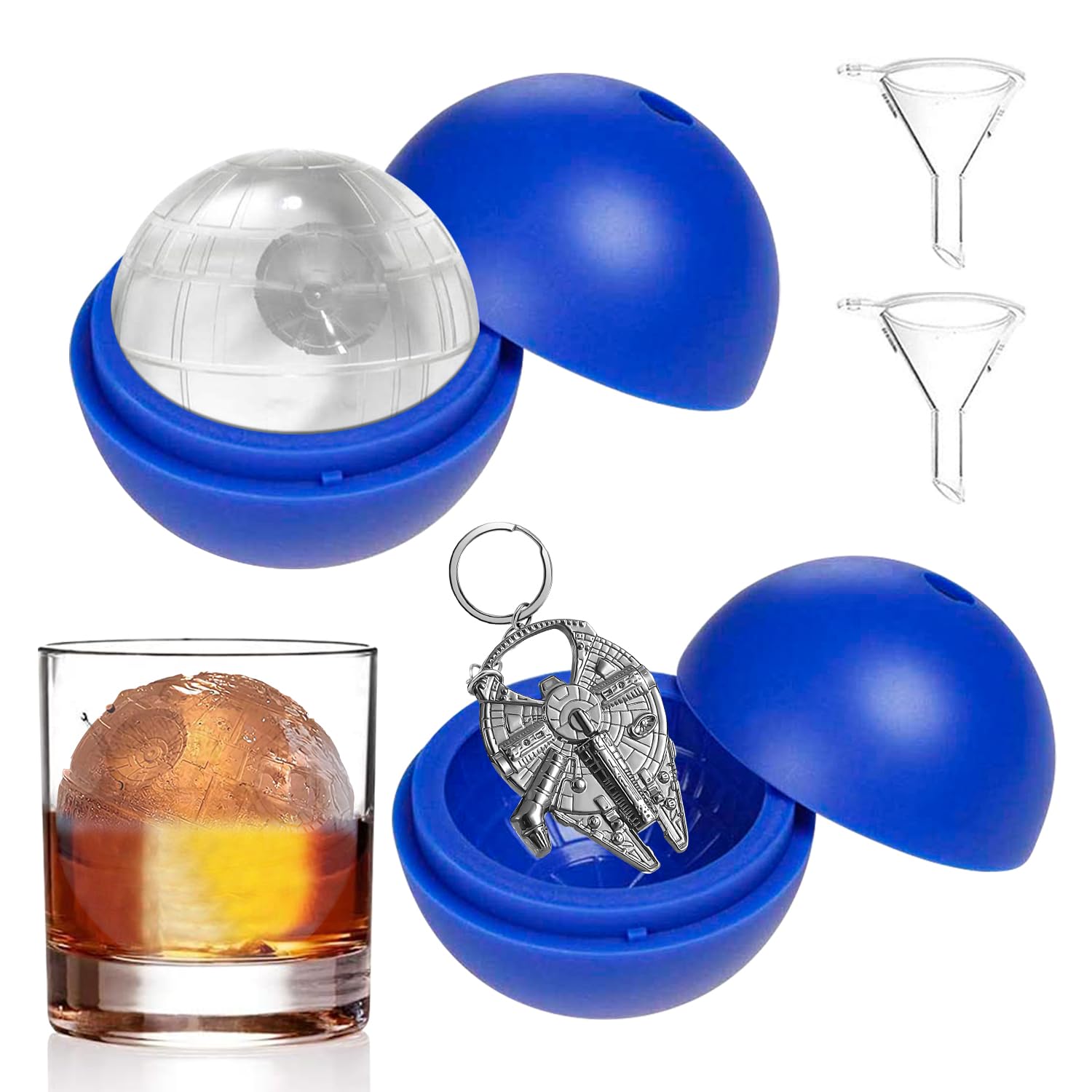Amazon.com: Star Wars Ice Cube Trays, Silicone Death Star Ice
